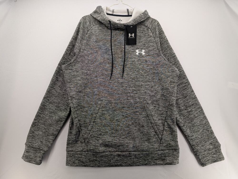 NWT Under Armour Armour Fleece Twist Men's Hoodie in Castlerock size XL